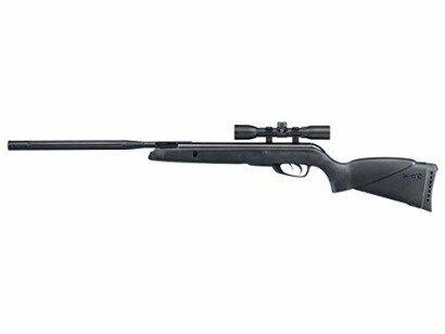 Gamo Wildcat Whisper air rifle showcasing its sleek design and mounted scope.