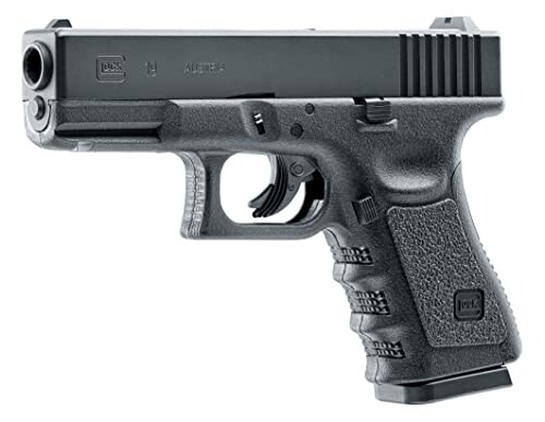 Umarex Glock 19 Gen3 on display with accessories