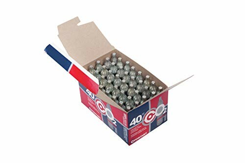 Open box of 40 CO2 cartridges for soda making.